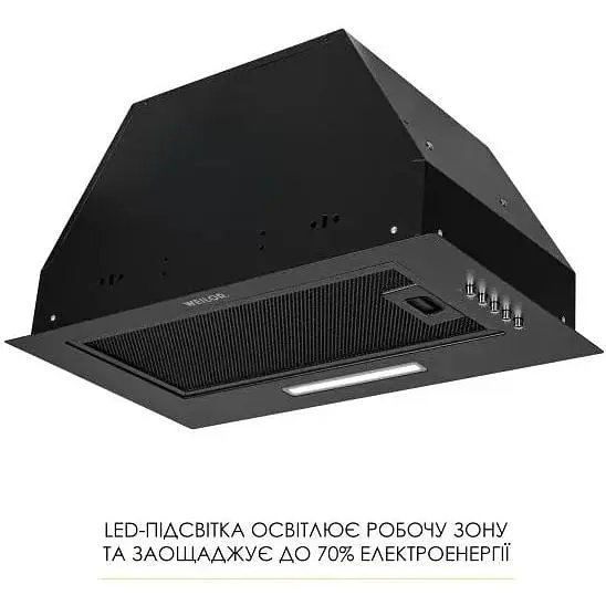 Витяжка вбудована Weilor WB 68 FBL - фото 3