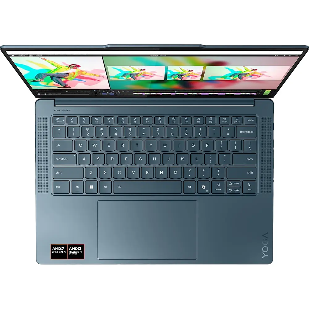 Ноутбук LENOVO Yoga Pro 7 14AKP10, AMD Ryzen AI 7 350 до 5.0GHz, 14.5" 3K, 32GB, 1TB, AMD Radeon 860M, Free Dos - фото 3