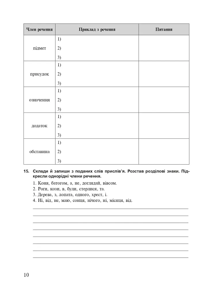Українська мова. 6 клас. Робочий зошит. Частина 1 (за модельною програмою Голуб Н.Б., Горошкіної О.М.) - фото 9