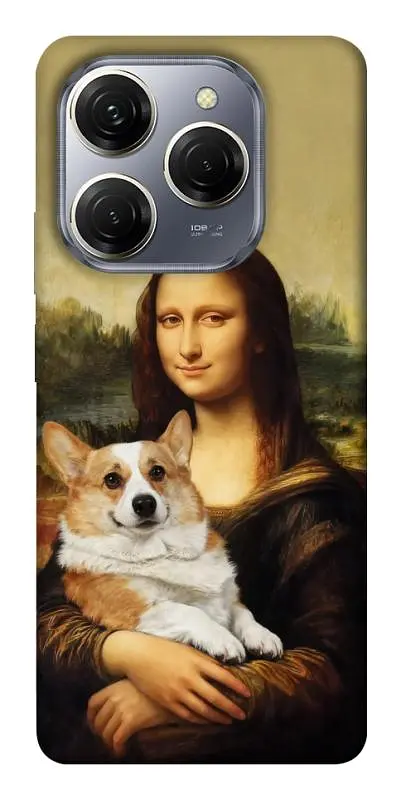 TPU чохол Demsky Mona corgi для TECNO Spark 20 Pro
