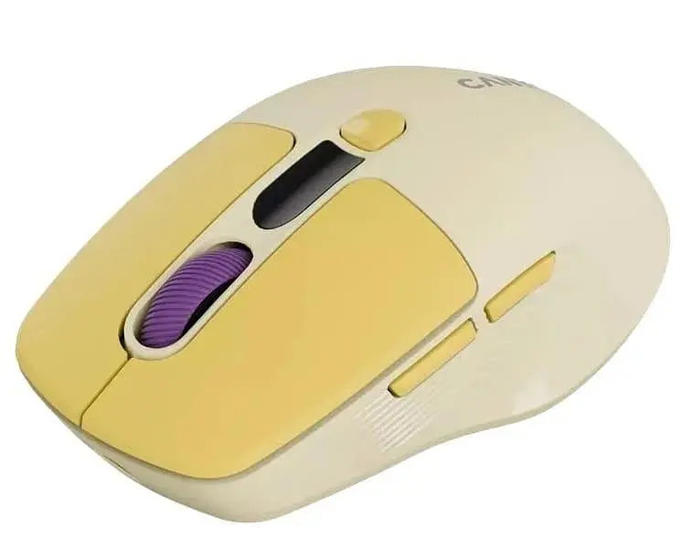 Мышь Canyon MW-26 LCD Silent Dual Mode Wireless Yellow (CNS-CMSW26Y) - фото 3