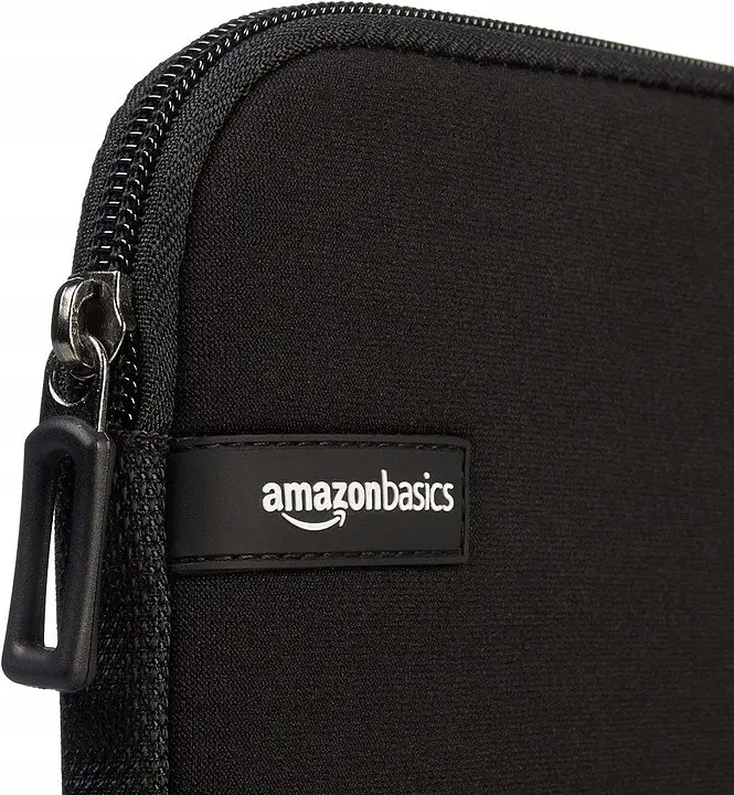 Чохол неопрену для ноутбука 17 дюймів Amazon Basics чорний - фото 6