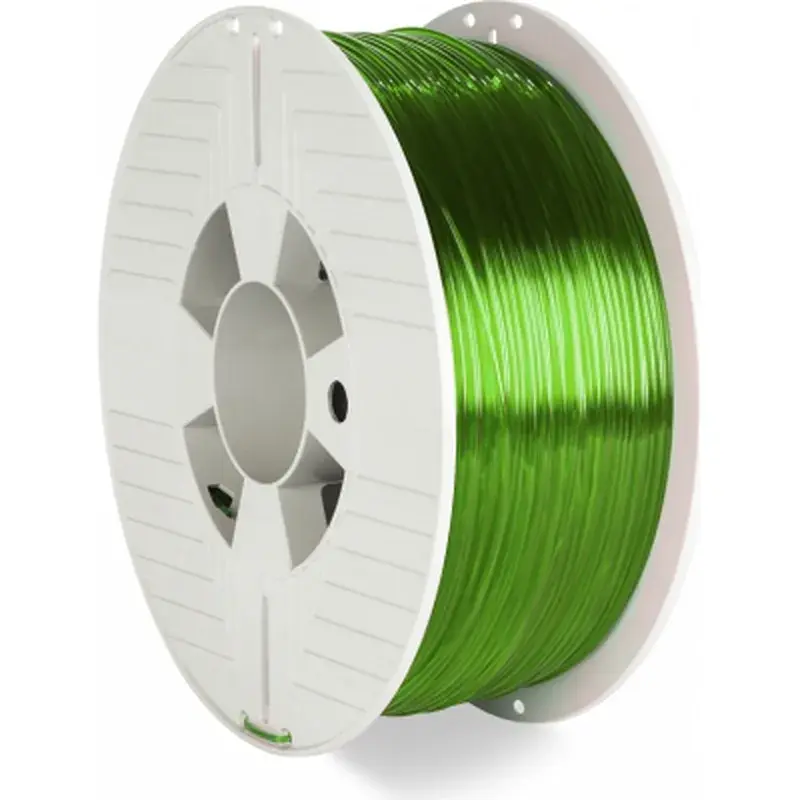 Пластик для 3D-принтера Verbatim PETG, 1.75 мм, 1 кг, Green Transparent (55057)