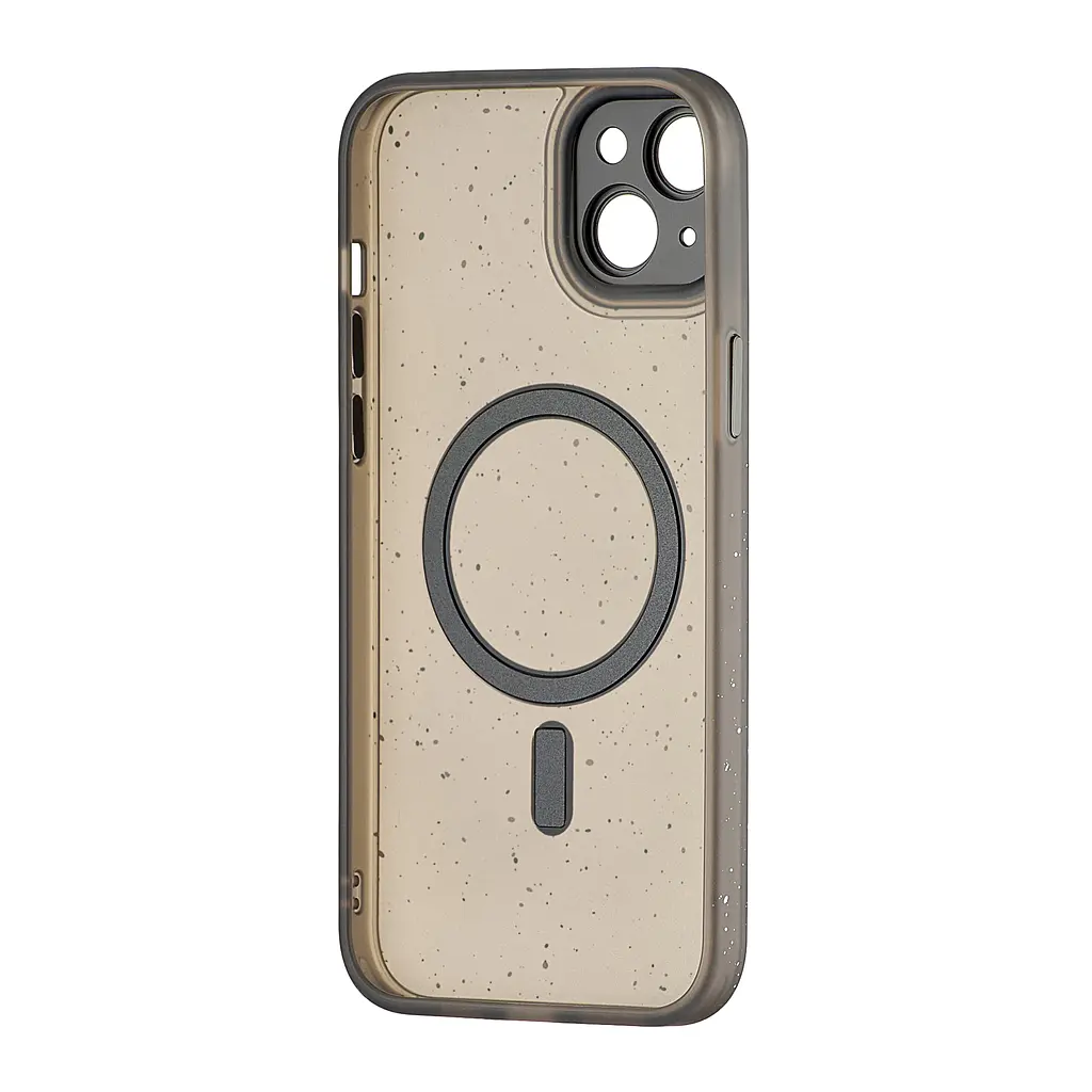 Чохол Splatter with MagSafe Protected Camera iPhone 15 Plus Black - фото 3