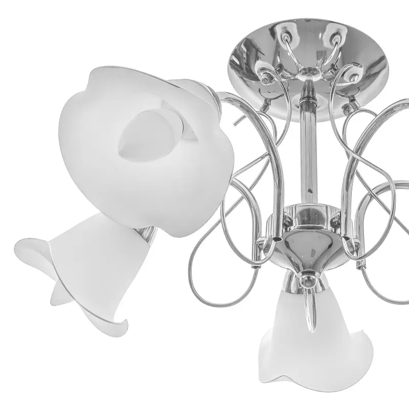 Люстра потолочная Brille в спальню E14 40W CH (LK-574C/5) - фото 4