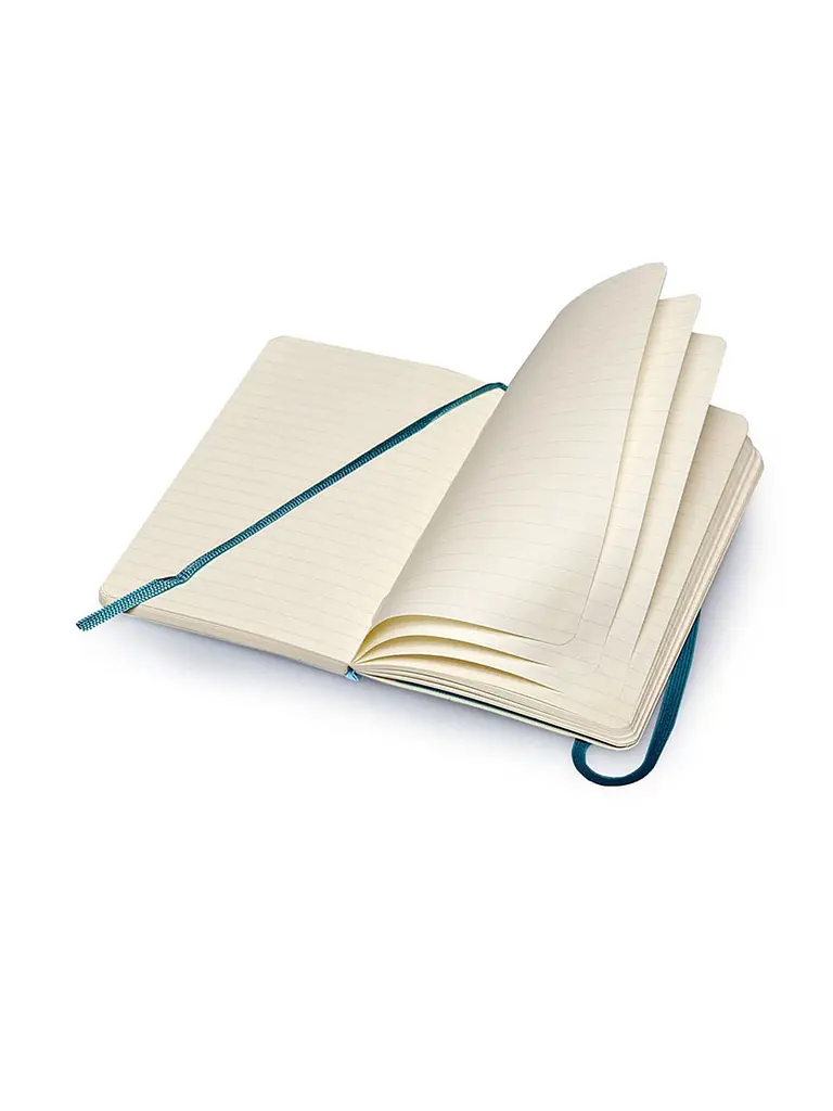 Записник Moleskine Classic кишеньковий, Лінійка Аквамарин М’який (QP611B6) - фото 4