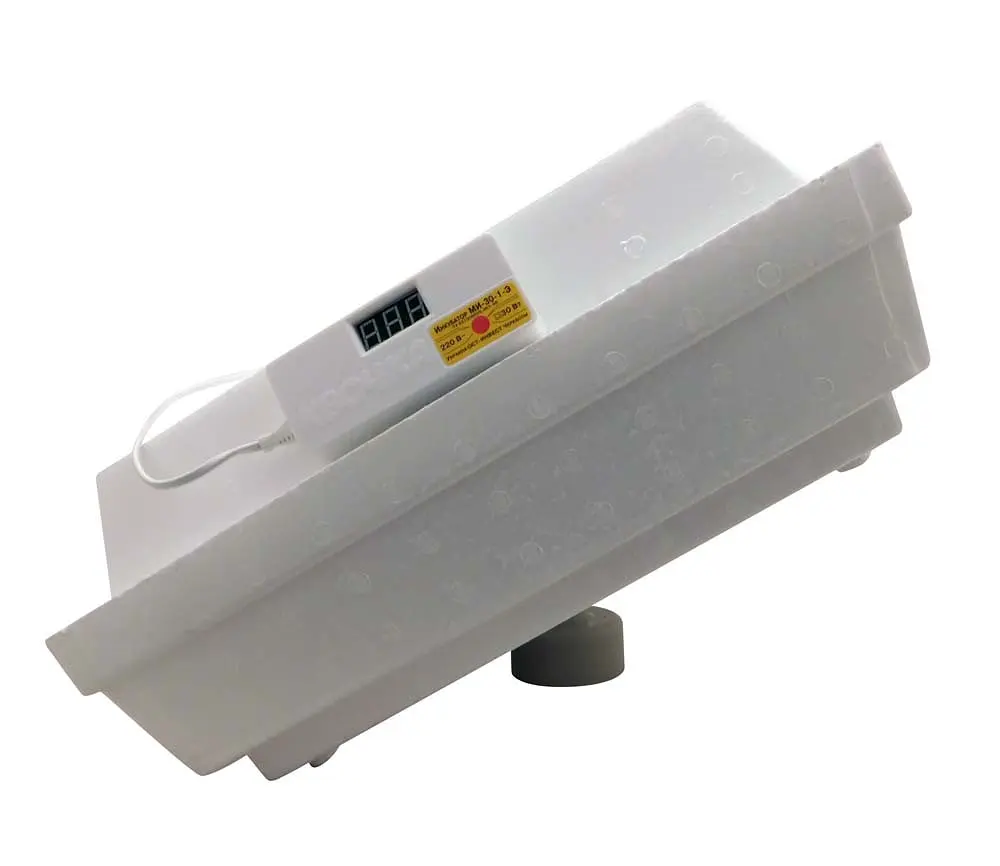 Електронний Цифровий Інкубатор МІ-30-1Е на 80 яєць з перекатом яєць (ламповий), Квочка 81805 - фото 4