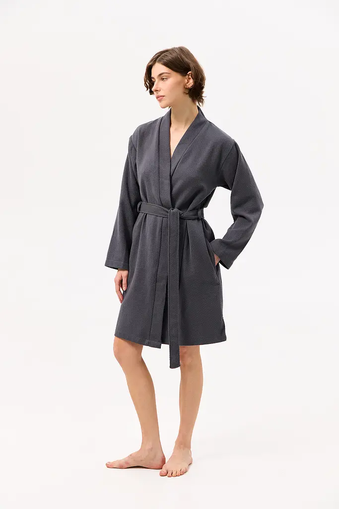 Халат-кимоно Lotus Home - Samma антрацит L/XL - фото 2