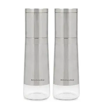 Набір млинків для солі та перцю KitchenAid Universal, 2 шт, 20,3 см, сріблястий (KOG988OSSSA)