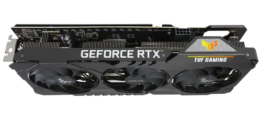 Відеокарта ASUS RTX 3060Ti 8Gb TUF Gaming OC LHR (TUF-RTX3060TI-O8G-V2-GAMING) (GDDR6, 256 bit, PCI-E v4.0 x16) Б/в - фото 6