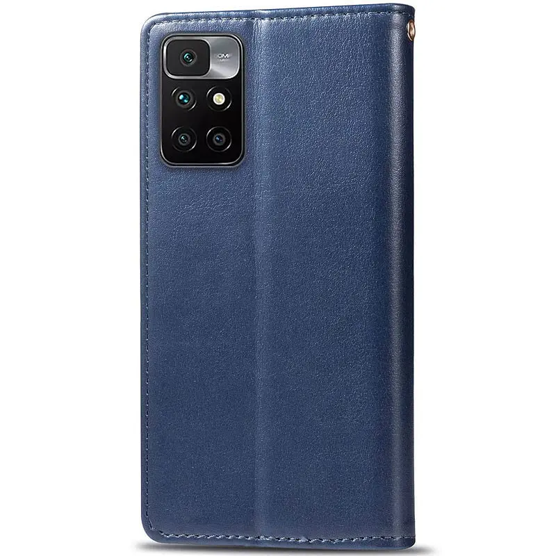 Шкіряний чохол-книжка GETMAN Gallant (PU) для Xiaomi Redmi 10 Синій - фото 2