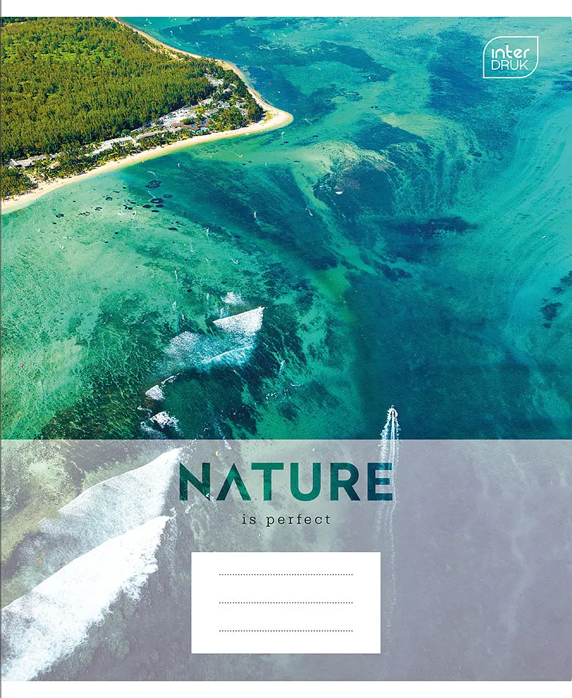 Набор тетрадей Interdruk Premium Nature ученические клетка А5+ 48 листов 4 шт. (339485-4) - фото 2
