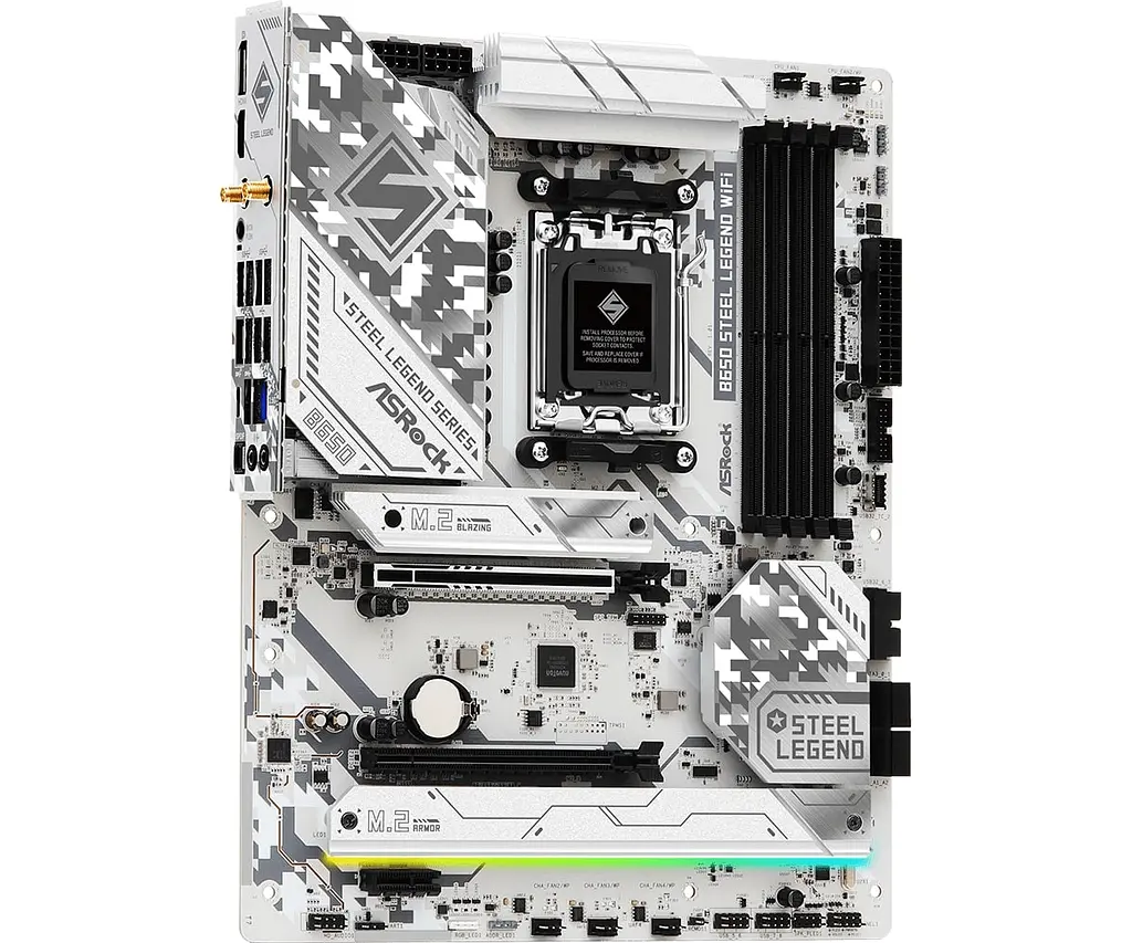 Материнская плата ASRock B650 Steel Legend WiFi Socket AM5 - фото 3