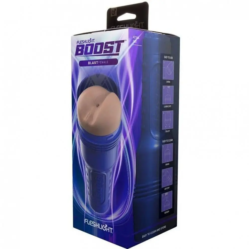 Мастурбатор-анус Fleshlight Boost Blast, 24.75 см (тілесний) - фото 8