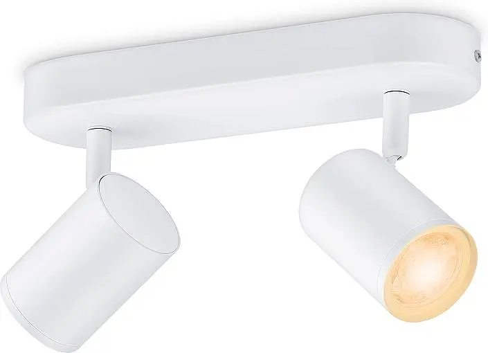 WiZ Світильник точковий накладний розумний IMAGEO Spots, 2х5W, 2200-6500K, RGB, Wi-Fi, білий - фото 7