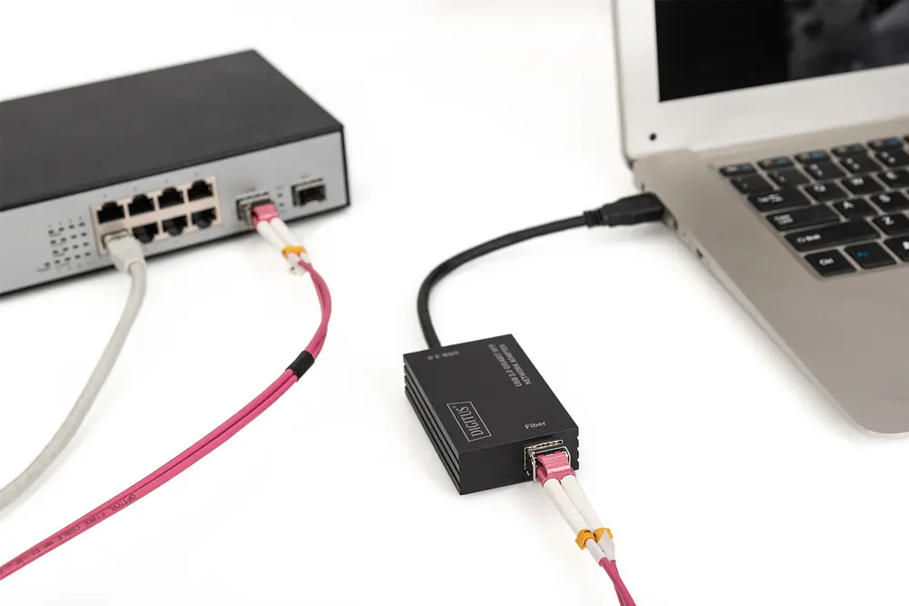 Адаптер Digitus USB-A > SFP, USB 3.0 Gigabit Network - фото 6