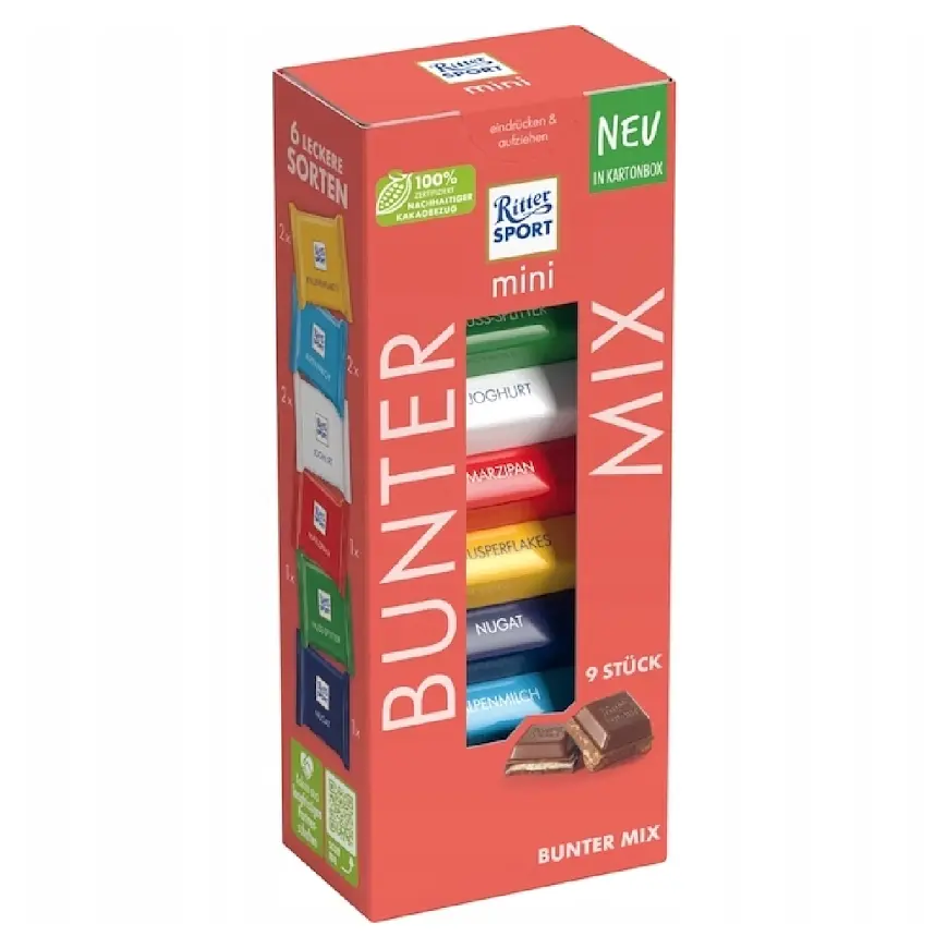 Шоколад Ritter Sport mini Bunter Mix 150 г