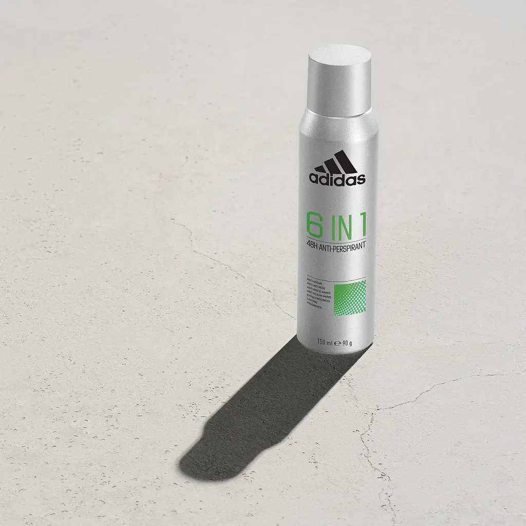 Дезодорант-антиперспірант Adidas 6 в 1 48h Men 150 мл - фото 2