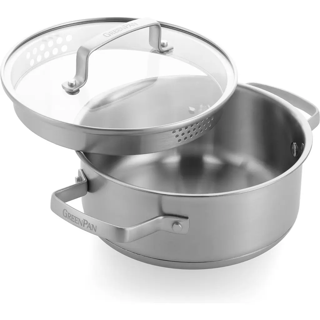 Кастрюля GreenPan Chef's Collection с крышкой 18 см 2 л (CC007729-001) - фото 2