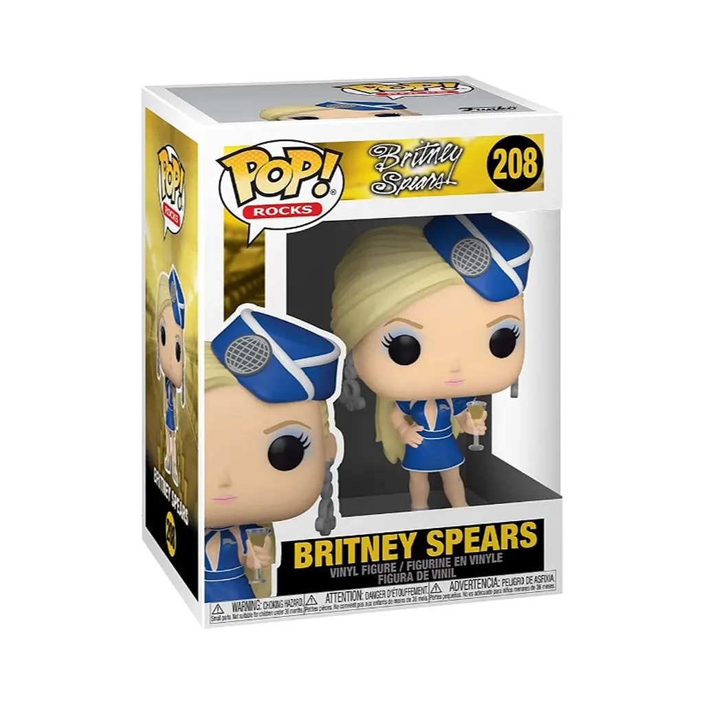 Фігурка Funko Pop! серії Rocks - Брітні Спірс стюардеса ігрова колекційна - фото 5
