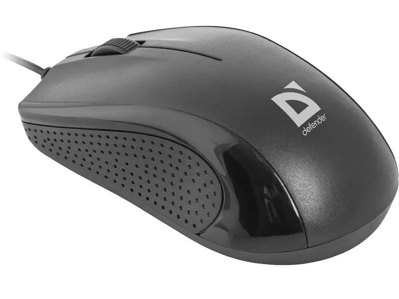 Миша Defender Optimum MB-160 USB Black (52160) - фото 3