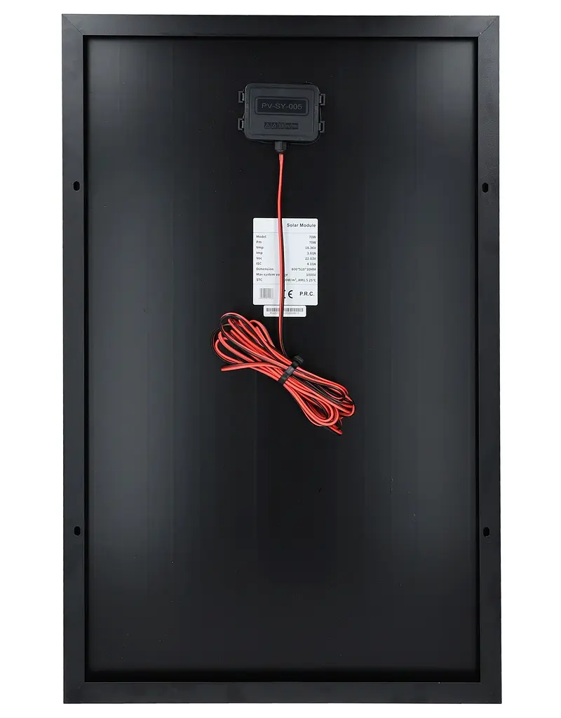 Панель сонячна Volt Polska POLI 70W 18V [800x510x30mm] + кабель 5м - фото 3