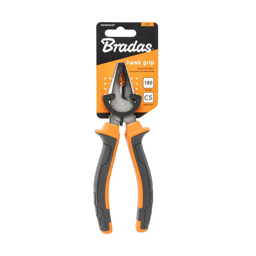 Плоскогубці універсальні Bradas HAWK GRIP, 180 мм (DIY-PL1110/7) - фото 3