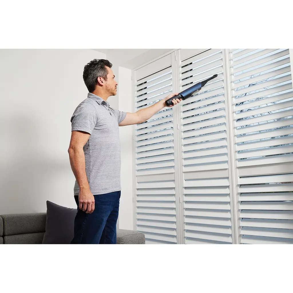 Аккумуляторный ручной пылесос Shark черно-синий (WV270EU) - фото 9