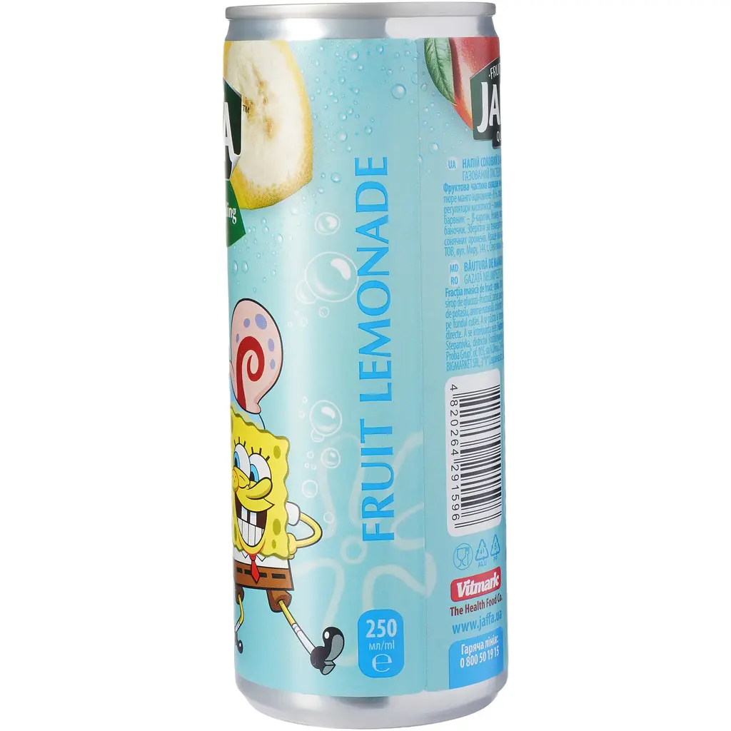 Напій газований Jaffa Sparkling Can манго, банан 0.25 л - фото 4