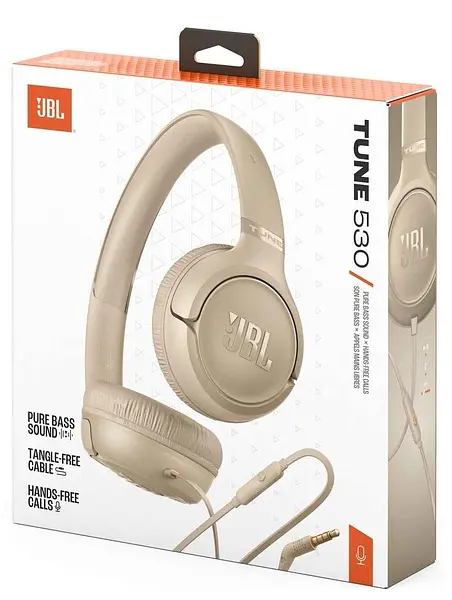 Гарнітура JBL TUNE 530 Beige (JBLT530BEG) - фото 10