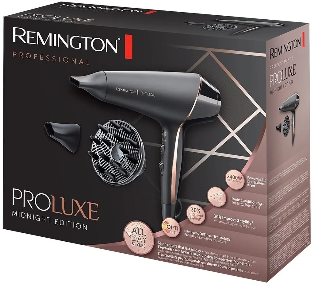 Фен ProLuxe Midnight Edition, 2400Вт Remington teh0025582 - фото 4