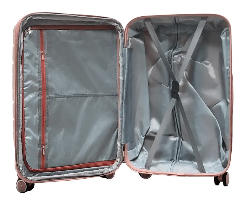 Валіза середня M поліпропілен Milano bag 0306 65×42×28см 56л Рожевий - фото 4
