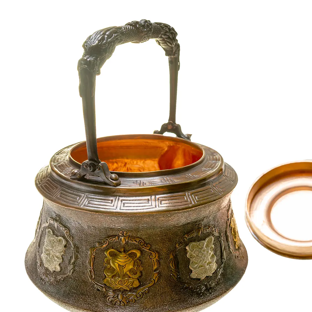 Чайник Newtea Вісім скарбів мідний 1.25 л - фото 10