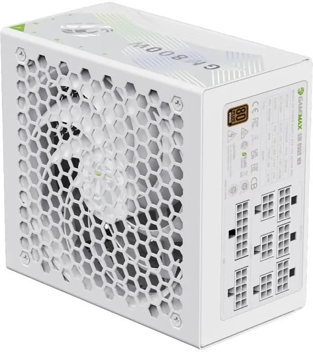 Блок живлення GameMax GM 800B 800W 80+ Bronze (GM 800B WH Fully-modular New) White - фото 6