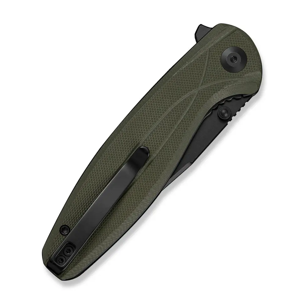 Ніж складаний туристичний Sencut Vyrce (8.9 см) D2 / G10 оливково-зелений - фото 5