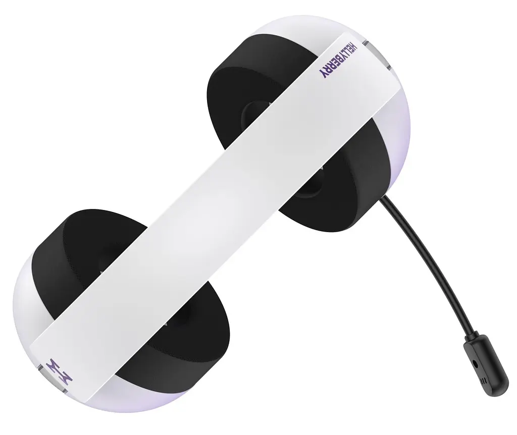 Ігрова гарнітура HATOR Hellyberry HH30 PRO Wireless White-Violet Gradient (HH30_PRO_wireless_WV) - фото 7