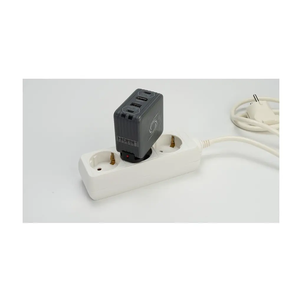 Зарядний пристрій AVerMedia GC313 CORE GO 100W 2хUSB-С 1хUSB-A 1xHDMI black (40AAGC313AWN) - фото 6