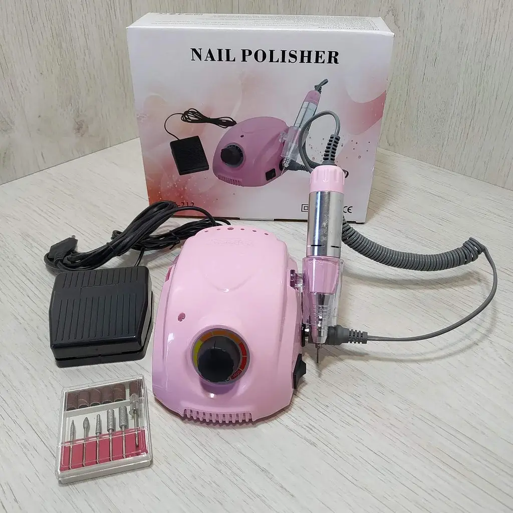 Фрезер для манікюру Nail Polisher DM-212 Рожевий - фото 2