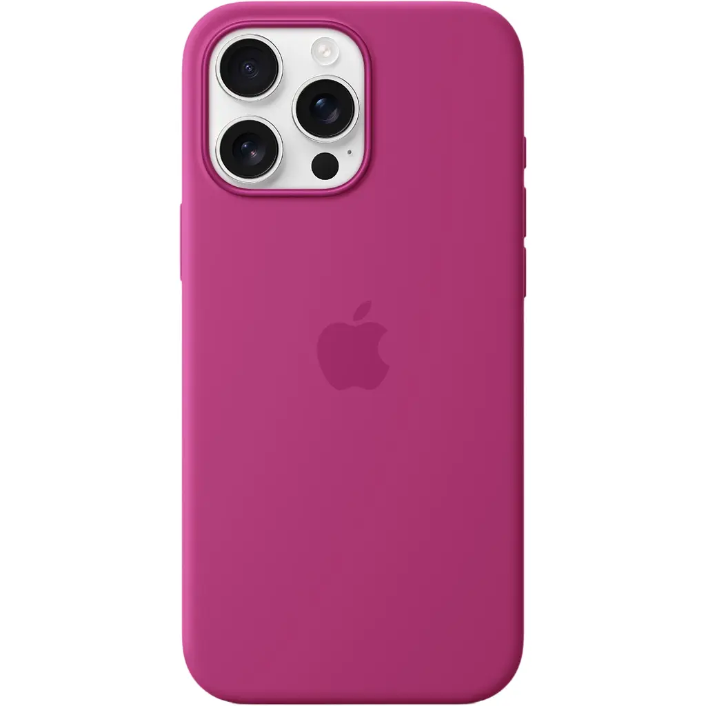 Чохол Silicone Case with MagSafe для Apple iPhone 16 Pro Max Fuchsia AAA [116582] - фото 3