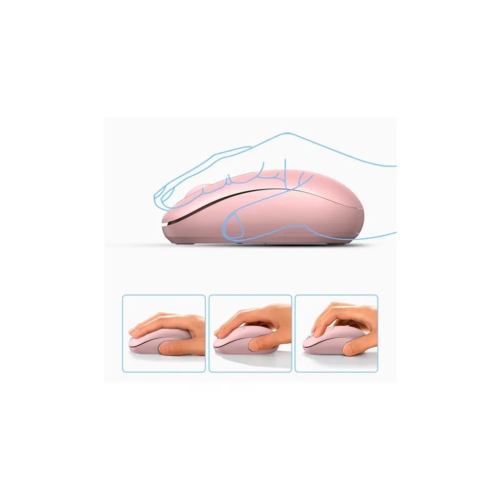 Мишка Ugreen MU105 Wireless Pink (90686) - фото 5