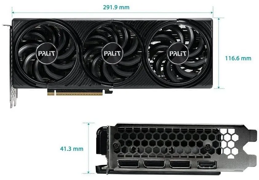 Видеокарта Palit RTX 5070 12GB Infinity 3 (NE75070019K9-GB2050S) (GDDR7, 192 bit, PCI-E v5.0 x16) - фото 7