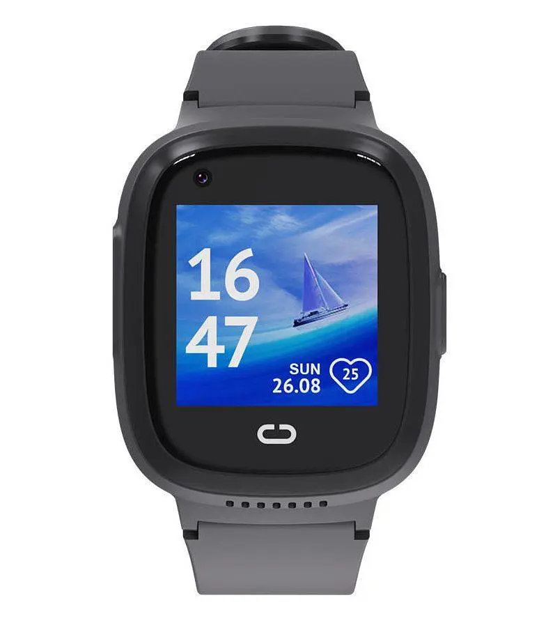 Смарт годинник телефон для дітей Lemfo M90S з GPS трекером, 4G LTE, відеозв'язком, камерою та прослуховуванням Чорний - фото 2