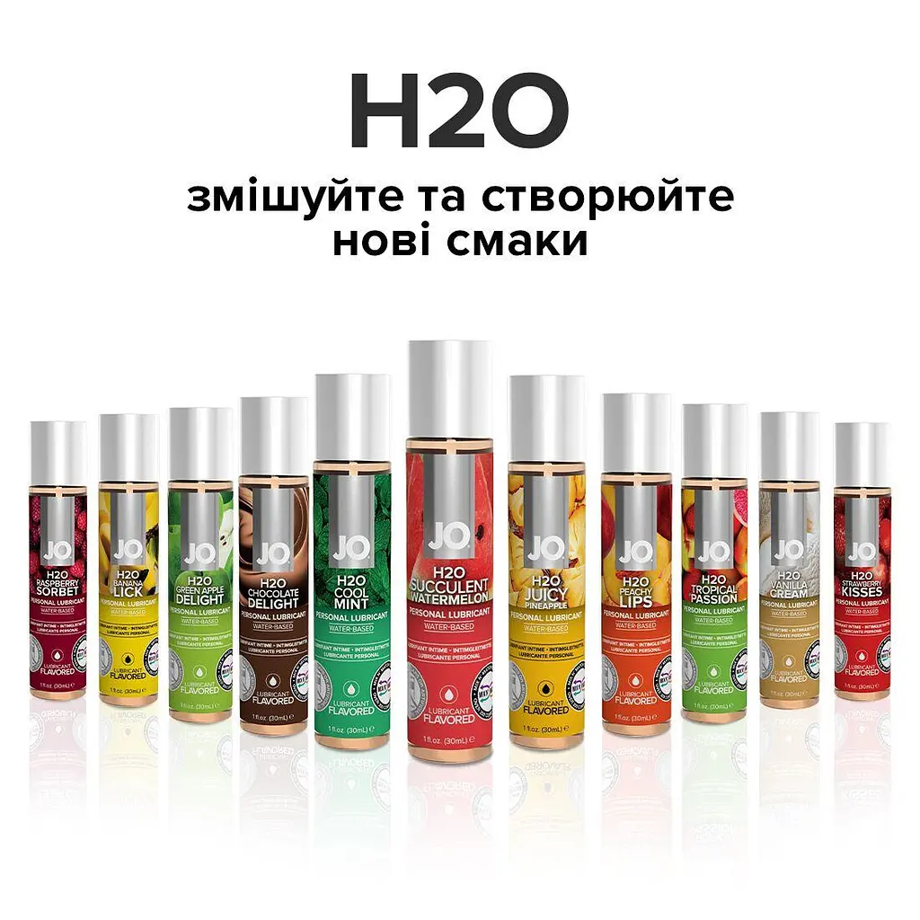 Лубрикант на водній основі System JO H2O, 30 мл, Кавун - фото 5