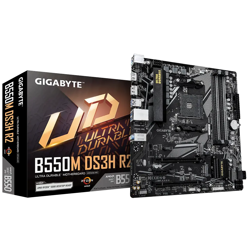 Материнська плата Gigabyte B550M DS3H R2 Socket AM4 - фото 4