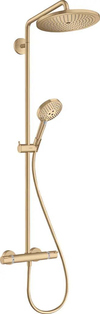 Душова система з термостатом Hansgrohe Croma Select S Showerpipe 280 1jet brushed bronze 26890140