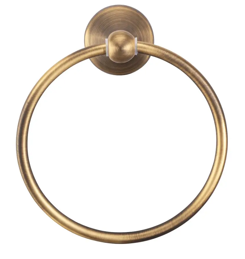 Рушникотримувач кільце Rea 332867B antique bronze REA-06923, Бронза - фото 4