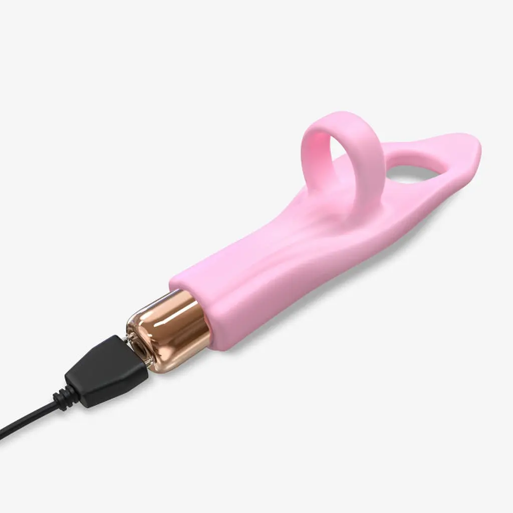 Вібратор на палець Love To Love Tickle Me 13.5 см рожевий - фото 4