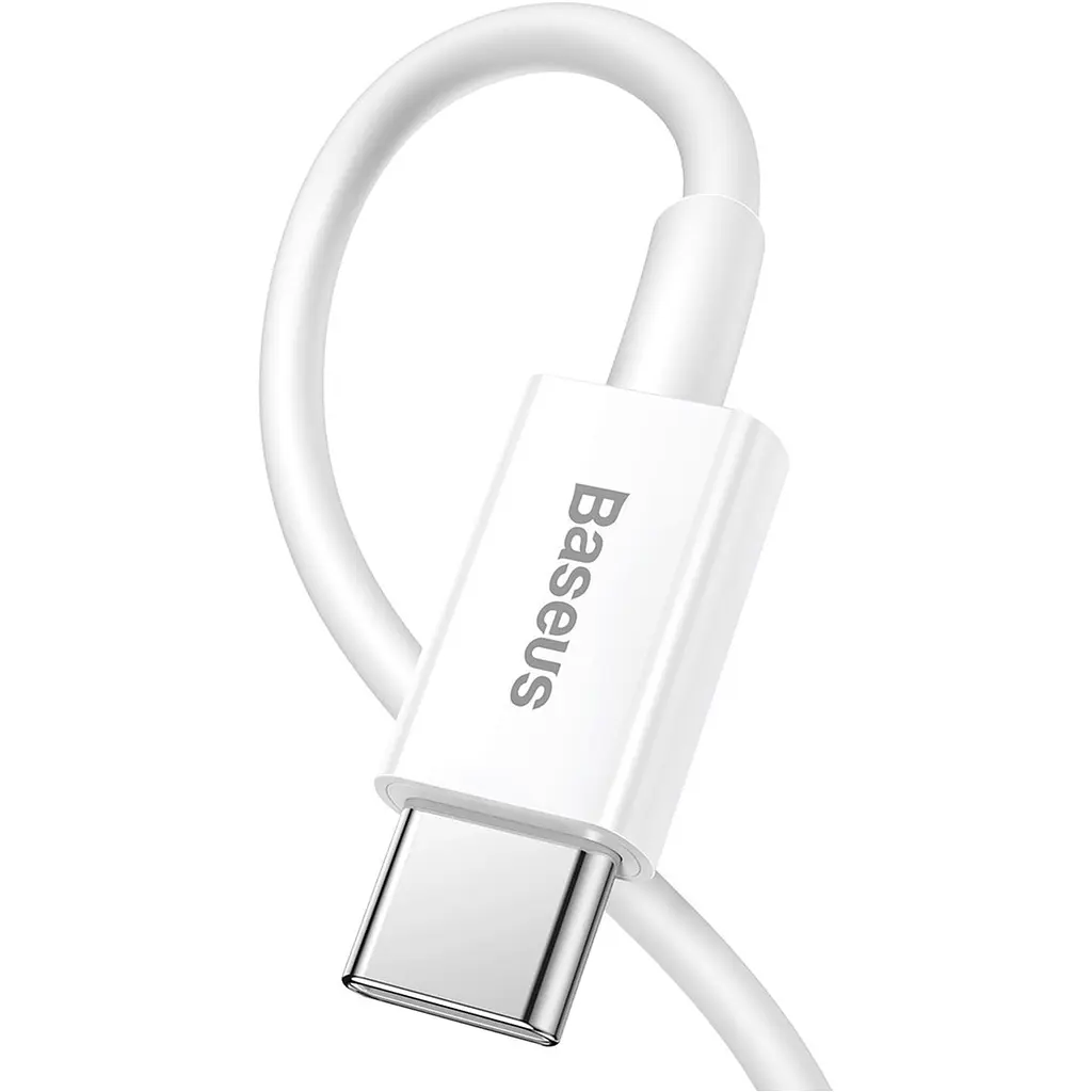 Кабель Baseus Superior Series Fast Charging USB-C to Lightning 20W 2m White (CATLYS-C02) [79371] - фото 3