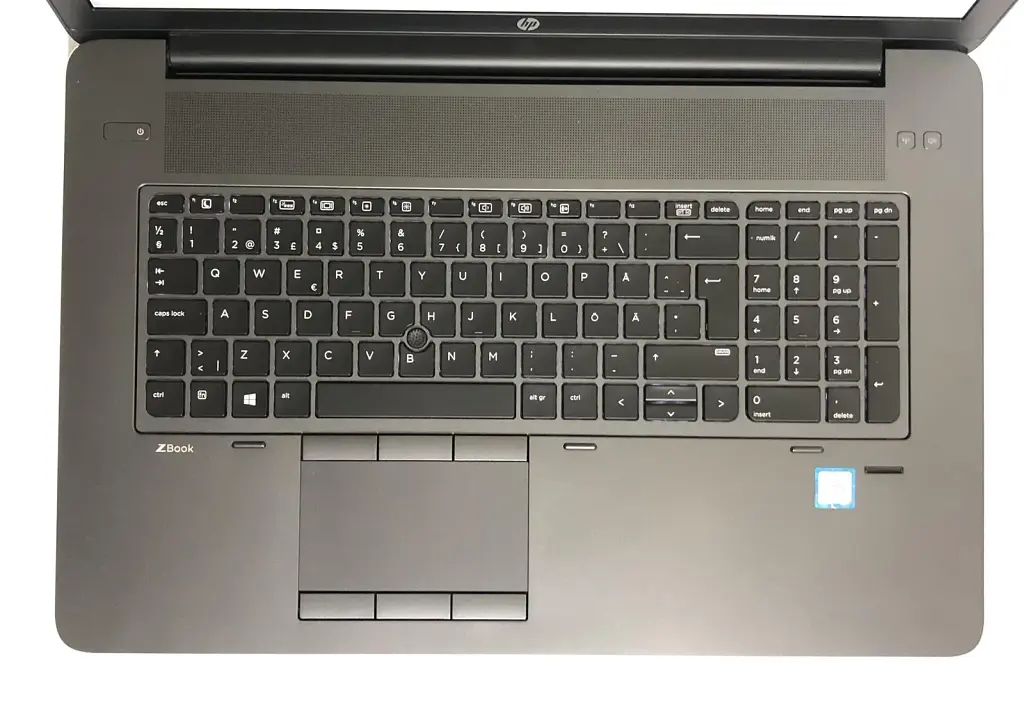 Ноутбук HP ZBook 17 G3 / 17.3" (1600x900) / i5-6440HQ / 8GB / 256GB SSD / nVidia Quadro M1000M 2GB / Win10Pro / Backlight / сканер відбитка - Б/в - фото 4