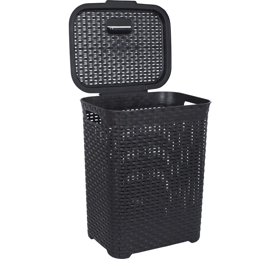 Кошик для білизни Violet House Ротанг Coffee коричневий 45 л (0778 Роттанг COF 45 л) - фото 2